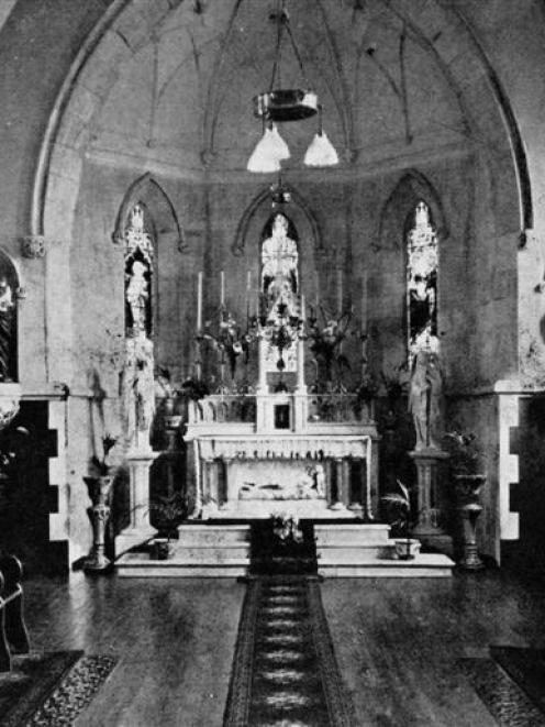 The chapel at St Dominic's Priory, Dunedin, recently renovated on the occasion of the silver...
