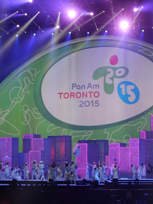 The closing ceremony of the Pan American Games. Photo by Reuters.