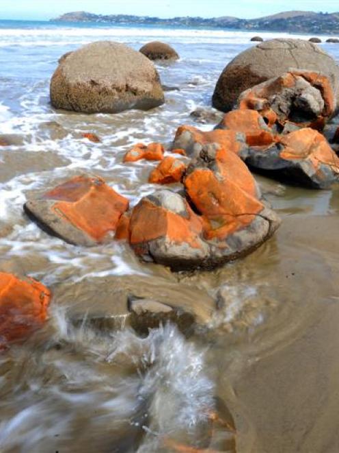 The constant pounding of the Pacific Ocean is contributing to the slow disintegration of the...
