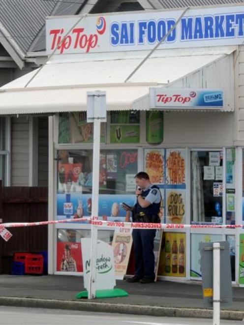 The cordoned-off dairy.