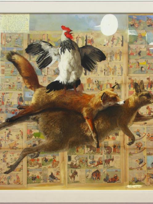 The Crowing Cockerel, the Fox and the Wallaby (2007), by Ray Ching.