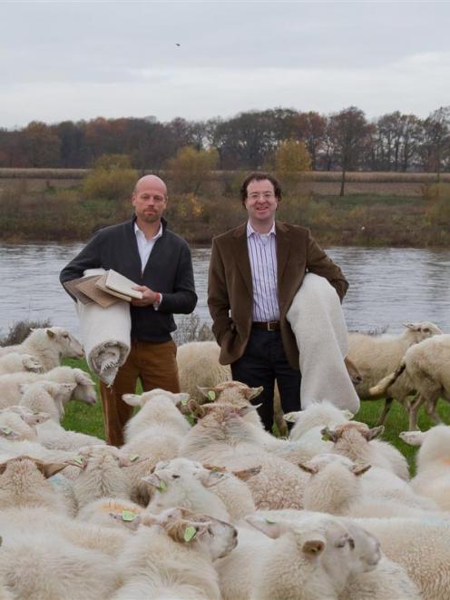 The developers of a new recyclable carpet, pictured in Europe, are Yvar Monasch, of Best Wool...