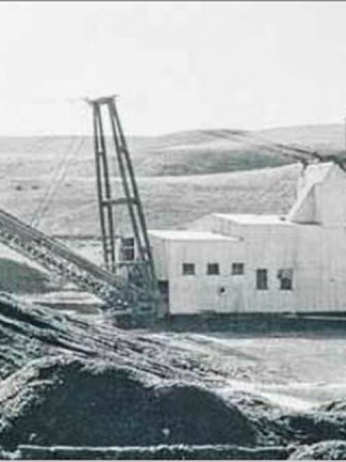The dredge in its working days. Photo by Central Stories.