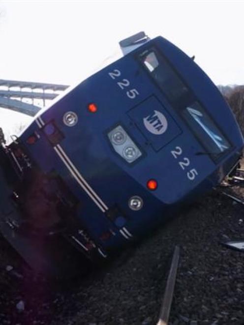 The driver of a New York commuter train that derailed on Sunday, killing four people, told...