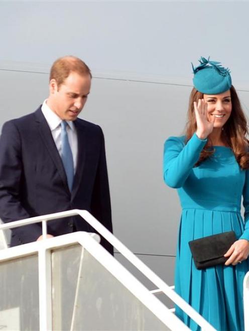 The Duke and Duchess of Cambridge Prince William and Catherine at the Dunedin International...