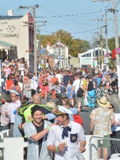 The Dunedin City Council is happy with the way student activities, such as the Hyde St keg party,...