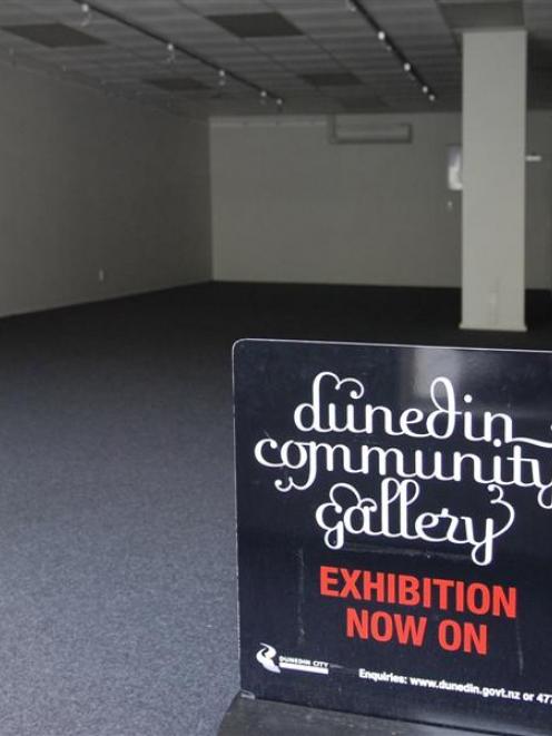 The Dunedin Community Gallery has not had a successful period since its move to Moray Pl. Photo...