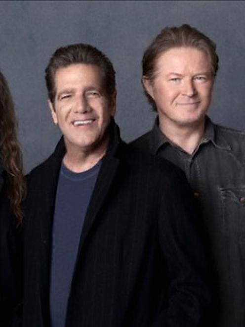 The Eagles: Timothy B. Schmidt, Glenn Frey, Don Henley and Joe Walsh.