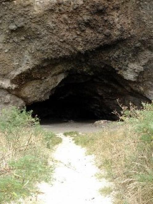 The entrance to the cave in which the Cave Rave was to have been held. Organisers decided...