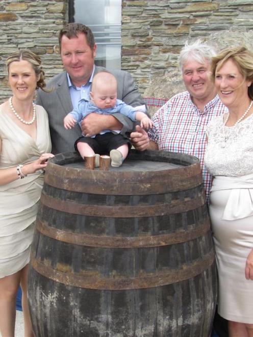 The family behind the Cardrona Distillery (from left) Desiree Whitaker (nee Reid), Ash Whitaker,...