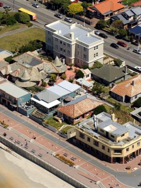 The five adjacent properties owned by developer Stephen Chittock within the Esplanade block at St...