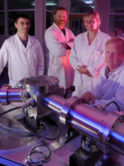 The forensic chemistry skills of scientists (from left) David Barr, Dr Malcolm Reid, Dr Claudine...