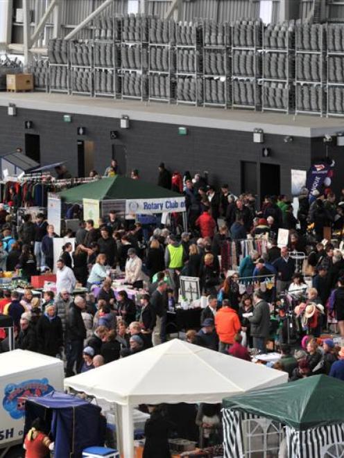 The Forsyth Barr Stadium Sunday market.