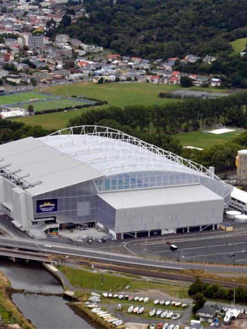 The Forsyth Barr Stadium, where the game will be played. Photo by ODT.