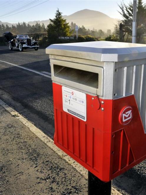 The future of this post box at Waldronville is uncertain. Photo by Gerard O'Brien.