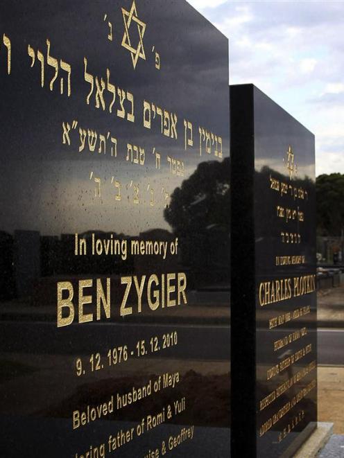 The grave of Ben Zygier, the Australian whom local media have identified as the man who died in...