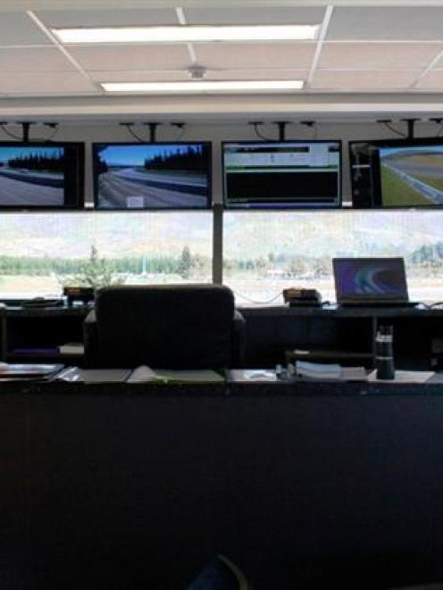 The high-tech race control centre at Highlands Motorsport Park. Photo supplied