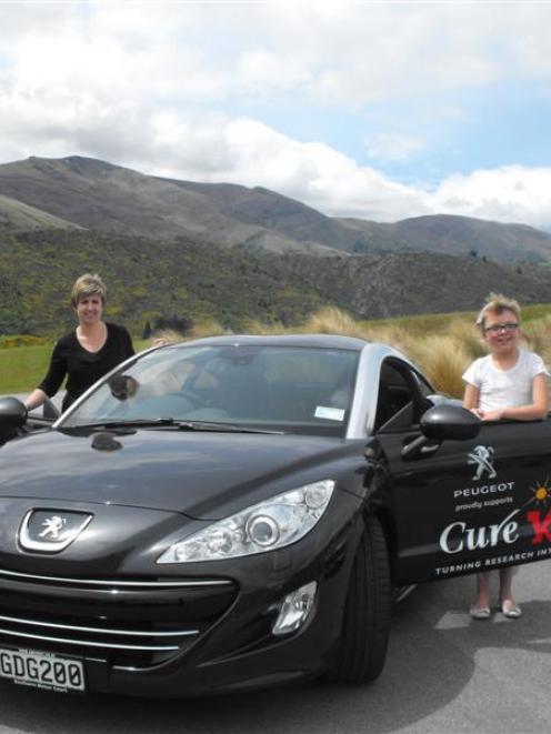 The Hills events organiser Julie Scott and Queenstown Lakes Cure Kids ambassador Sophie Newbold...