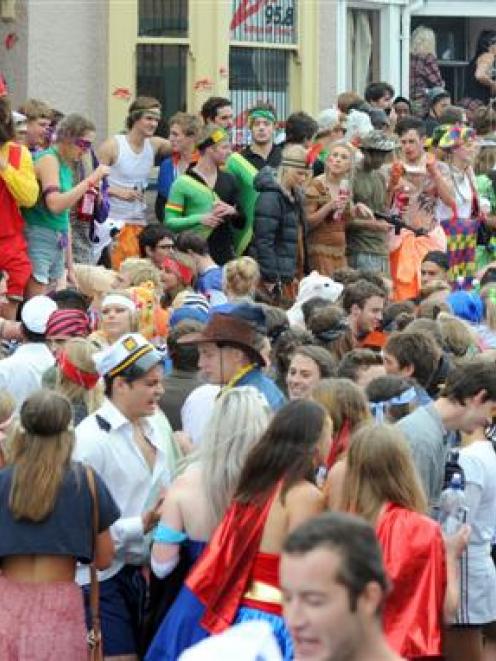 The Hyde St Keg Party in full swing. Photo by Craig Baxter.