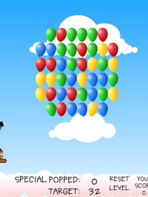 The Kiwi-made game <i>Bloons</i>.