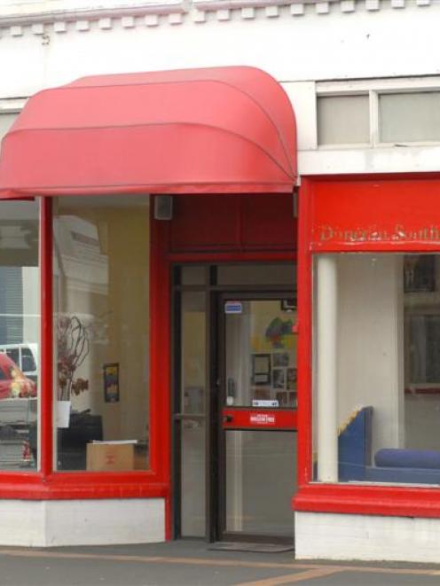 The Labour Party's Dunedin South electorate office yesterday. Photo by Gregor Richardson.