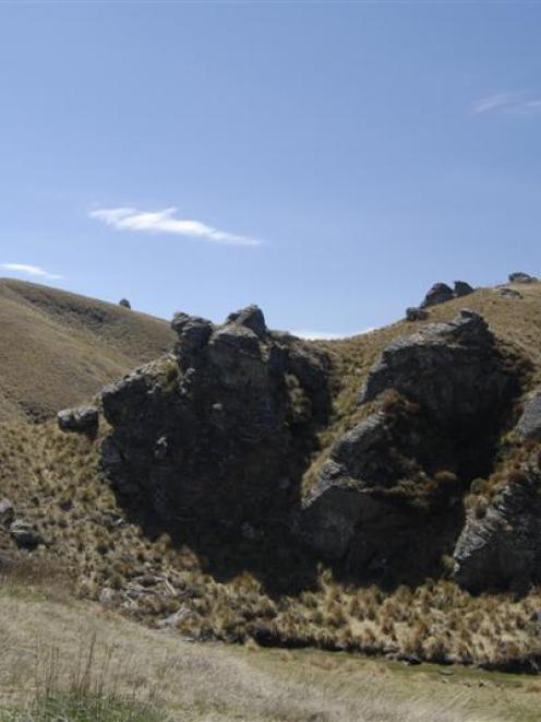 The Lammermoor Range, where Meridian Energy wants to build a huge wind farm. Photo by Gregor...