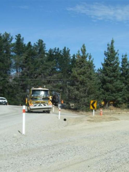 The Maori Point Rd intersection roadworks. Photo by David Cannan.