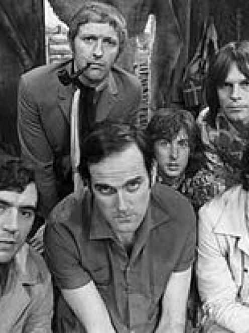 The Monty Python crew in 1969
