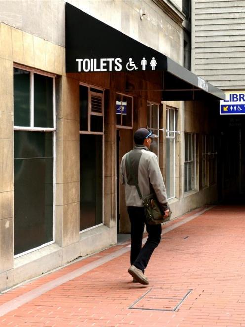 The Municipal Lane toilets near the Octagon will be open 24 hours a day from today. Photo by...