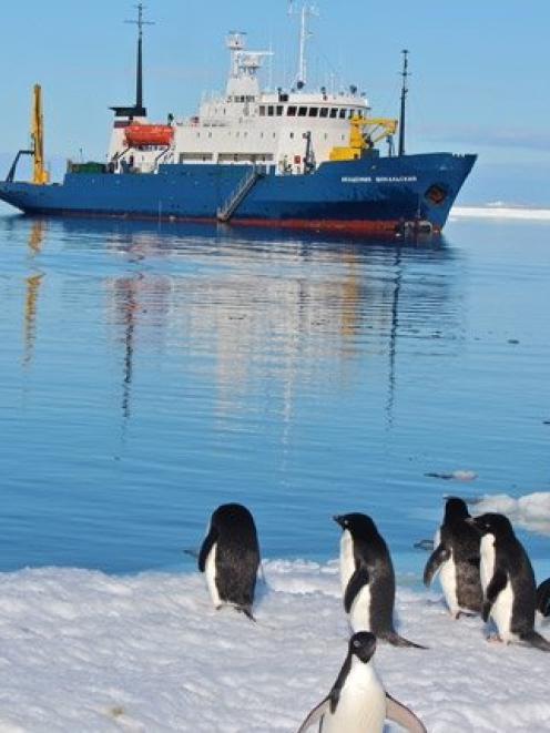 The MV Akademik Shokalskiy. Photo by Ben Maddison
