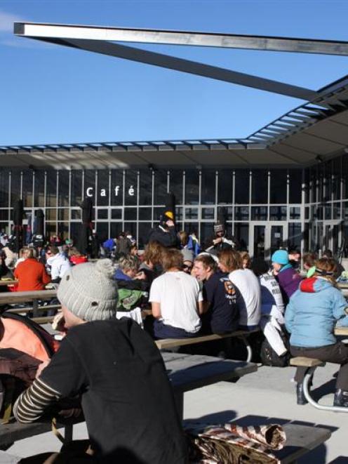 The new base building, JSD's lodge, at Coronet Peak. Photo by Jude Gillies.
