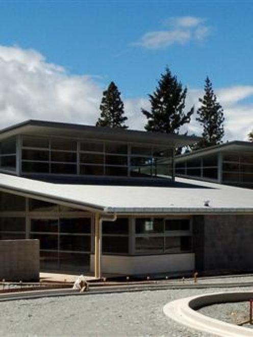 The new building at Waitaki Valley School, which replaces an old brick block which has been...