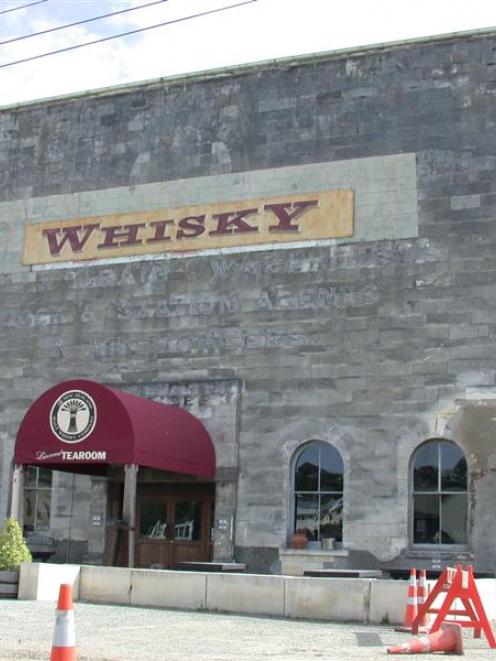 The New Zealand Malt Whisky Company and Whisky Cafe in the Oamaru historic area. Photo by David...