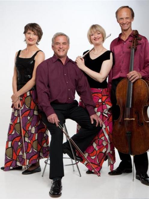 The New Zealand String Quartet(from left)Helene Pohl, Douglas Beilman, Gillian Ansell and Rolf...