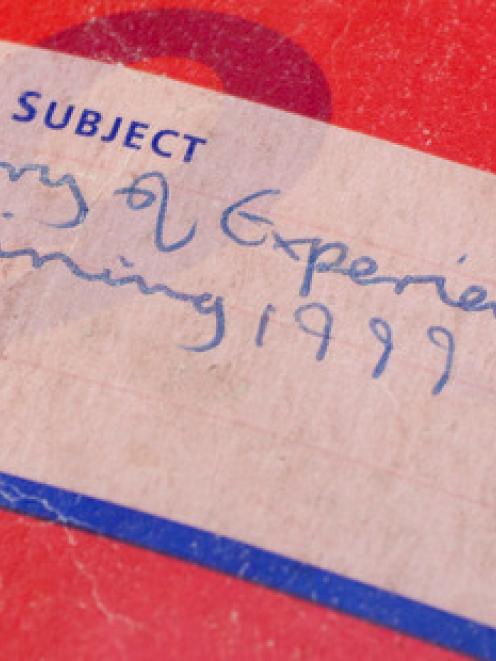 The notebook, entitled Diary of Experiences and Training 1999, reveals the author's love of...