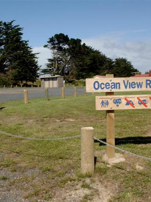 The Ocean View Recreation Reserve, pictured yesterday, is a possible site where freedom camping...