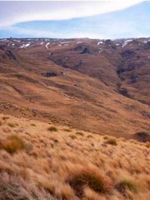 The Old Man Range near Alexandra, where Emmanuel Honiss spent a cold night last weekend after...