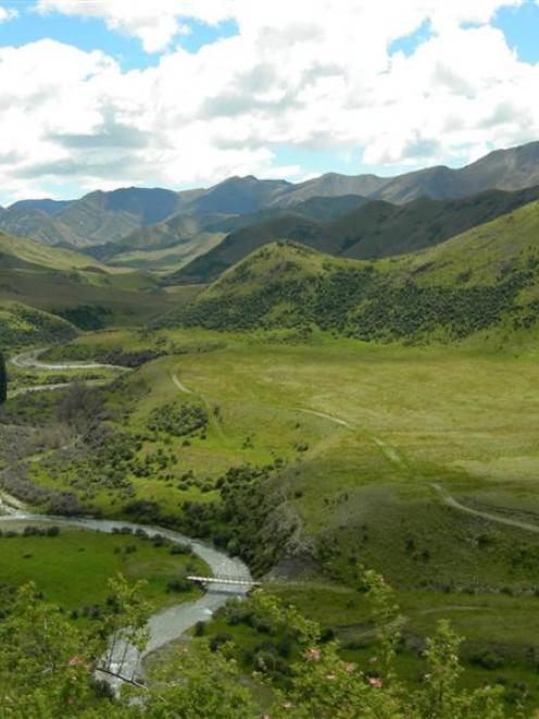 The Otago Regional Council is considering minimum flow restrictions for the Lindis River. Photo...