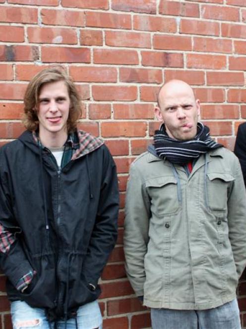 The Prophet Hens (from left) Penelope Esplin, Robin Cederman, Karl Bray and Darren Stedman. Photo...
