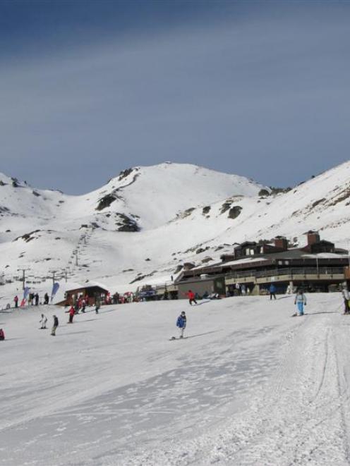 The Remarkables ski area base building.