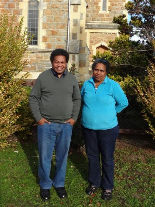 The Rev Bobby Kusilifu and his wife, Lois. Photo by Bill Campbell.