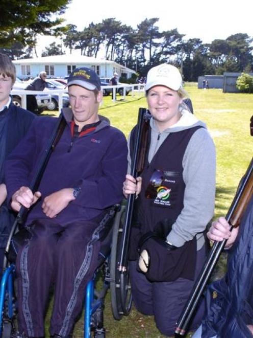 The Rooney family, from Waimate, competed in the South Island clay target championships in...