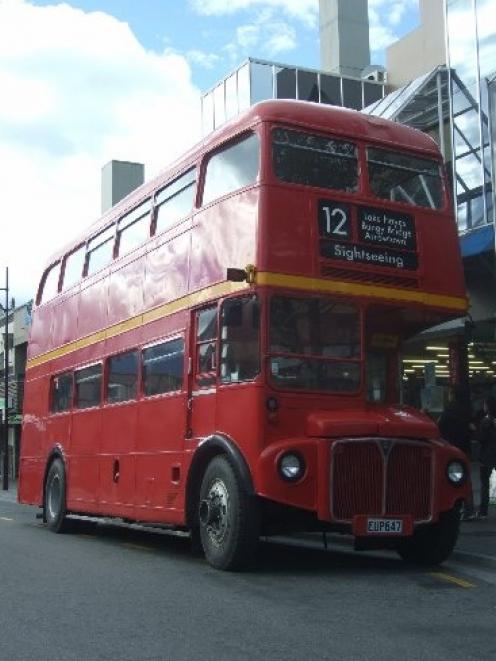 The Routemaster double-decker bus now operated by Connectabus around Queenstown is a long way...