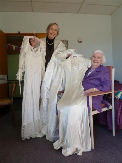 The Royal Wedding brought back memories for Iona Home's eldest resident, Mavis Gubbins (right)....