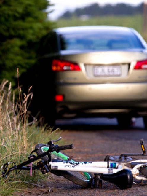 The scene of the crash. Photo: NZ Herald/Dean Purcell