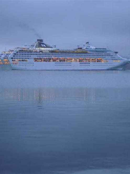 The Sea Princess will again launch the Dunedin cruise season. Photo by Stephen Jaquiery.