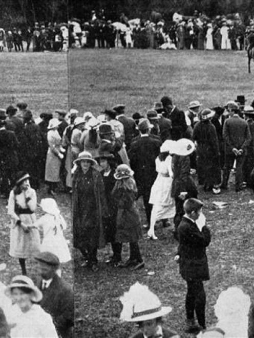 The showground at Allanton during the Taieri A. and P. Society’s annual show on January 20. —...