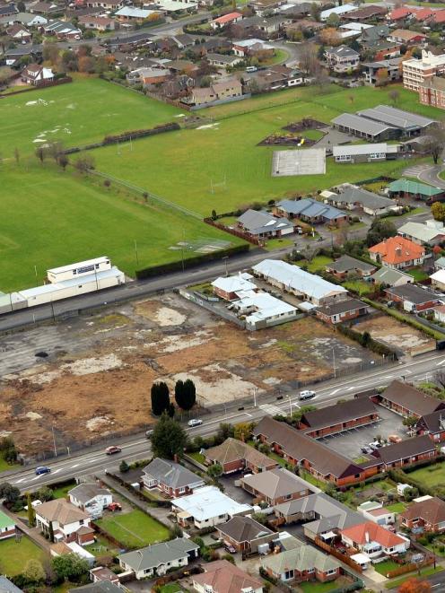 The site for a proposed Countdown Mosgiel supermarket. Photo by ODT.