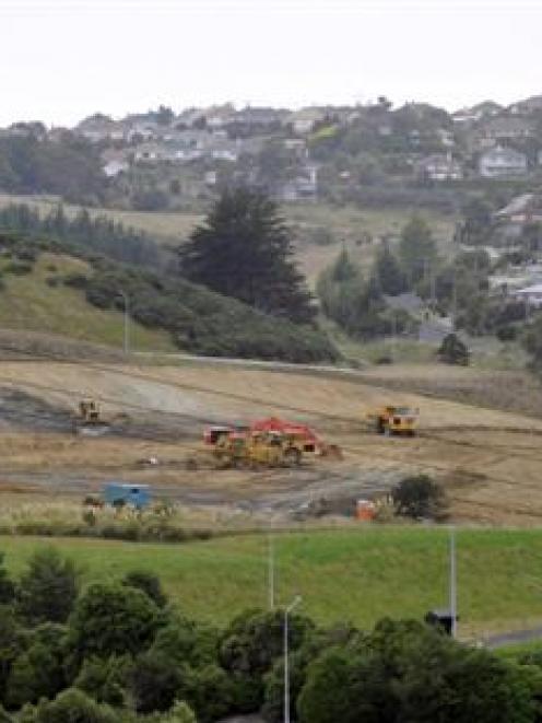 The site of a large new church centre being developed at Concord, Dunedin. Photo by Gerard O'Brien.