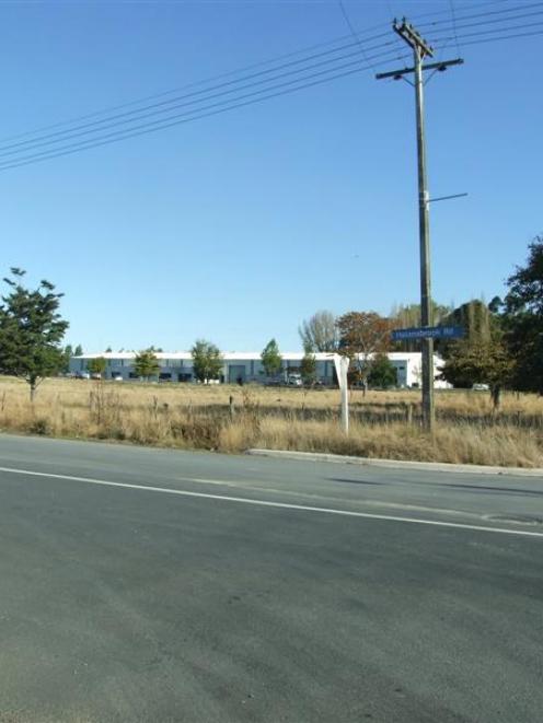 The site of the proposed heritage museum on the corner of State Highway 1 and Helensbrook Rd in...